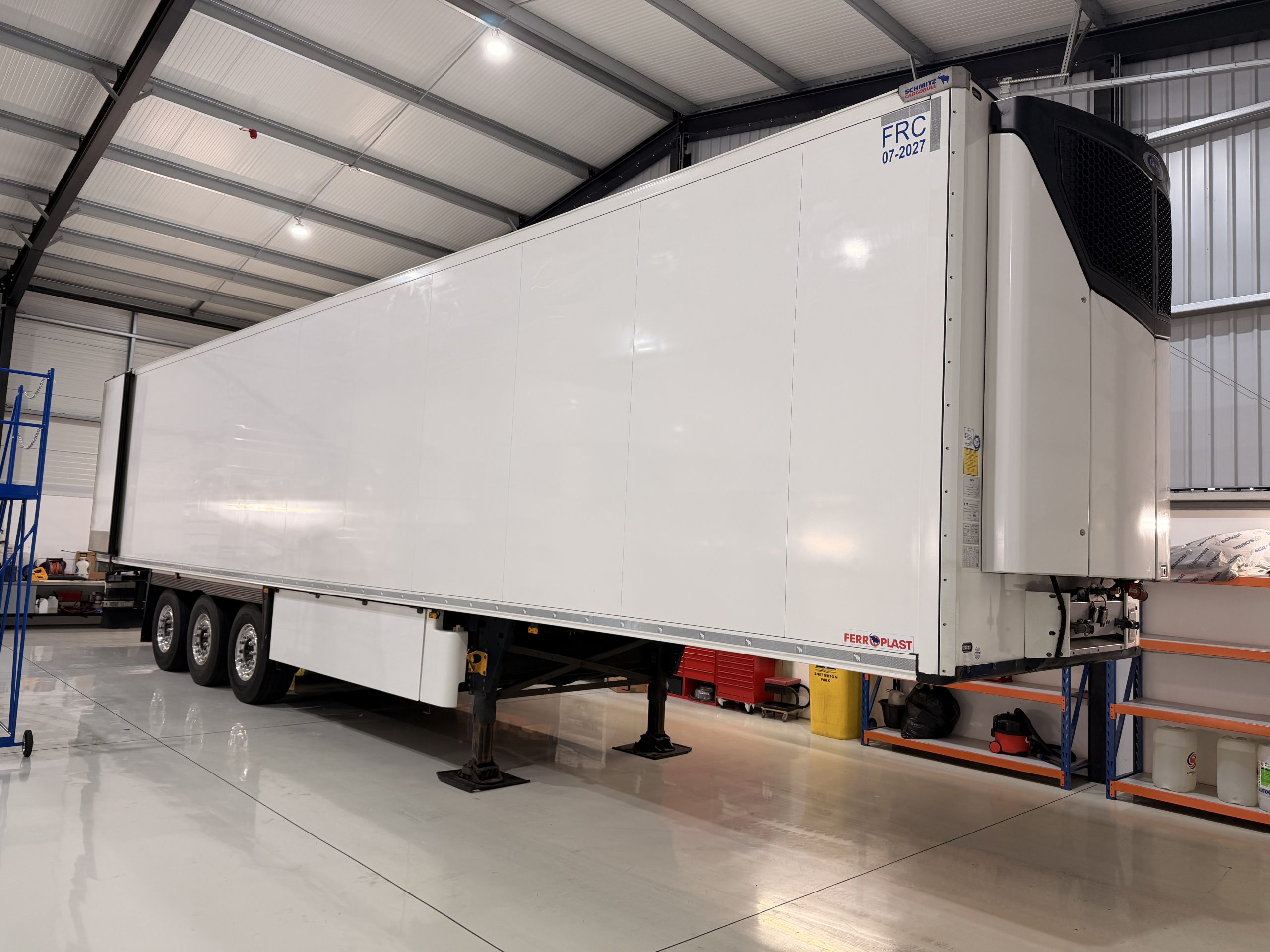 Choice available 2021 Schmitz Cargobull 26 pallet refrigerated trailers.