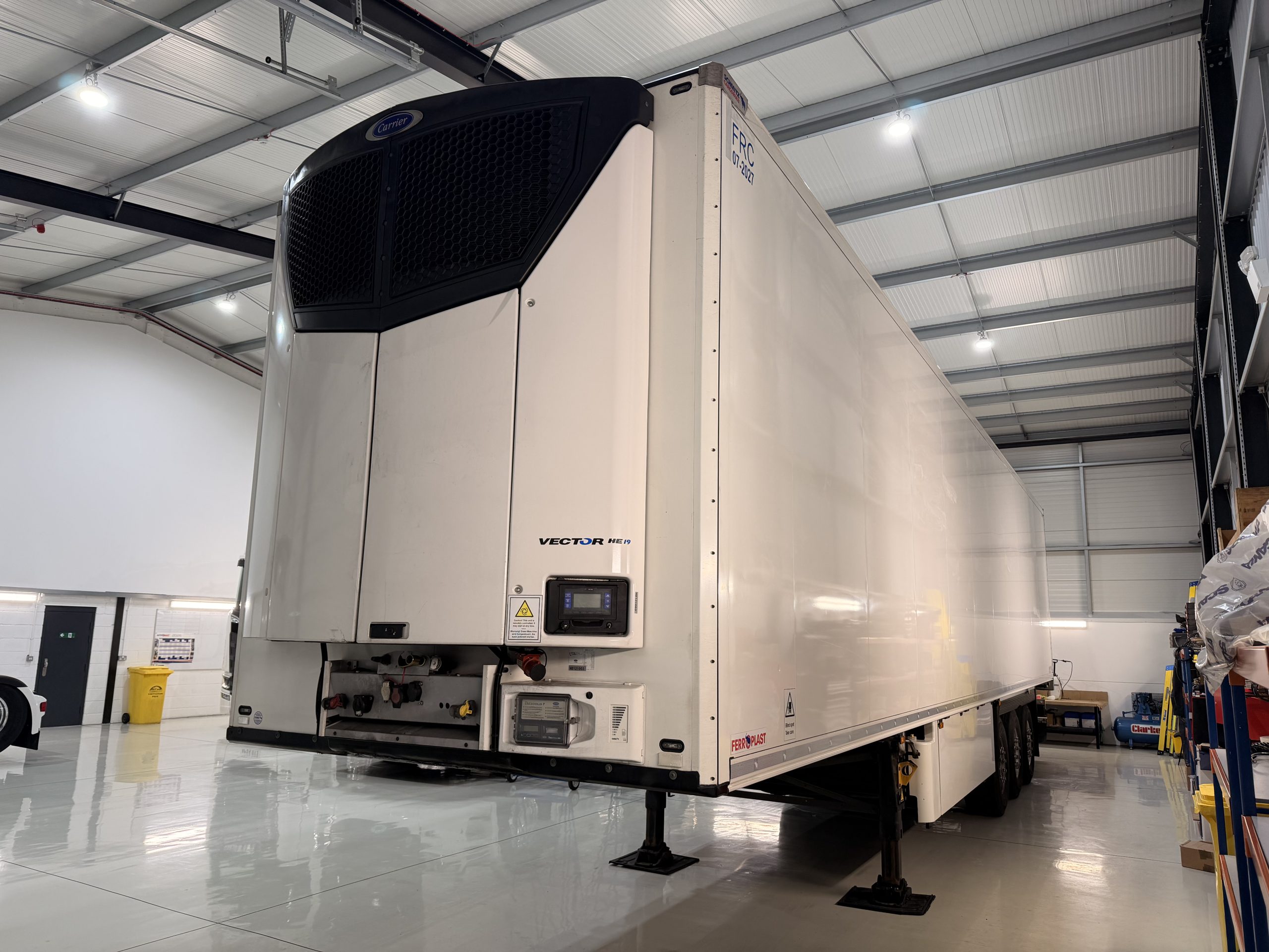 Choice available 2021 Schmitz Cargobull 26 pallet refrigerated trailers.